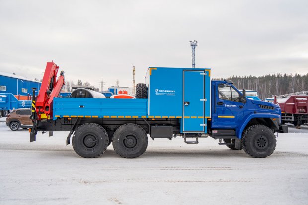 Грузопассажирский автомобиль ГПА 6+2 откр. с КМУ ИМ-95