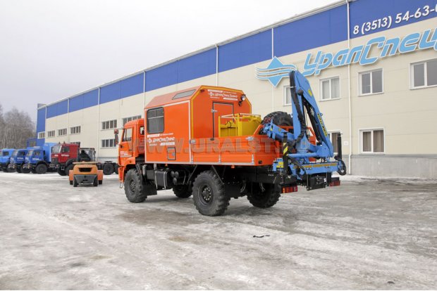 Камаз АРОК 43502-45 с краном-манипулятором ИМ-55