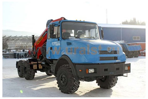 Седельный тягач с КМУ PK-23500А УСТ 5453 Урал 4320-58