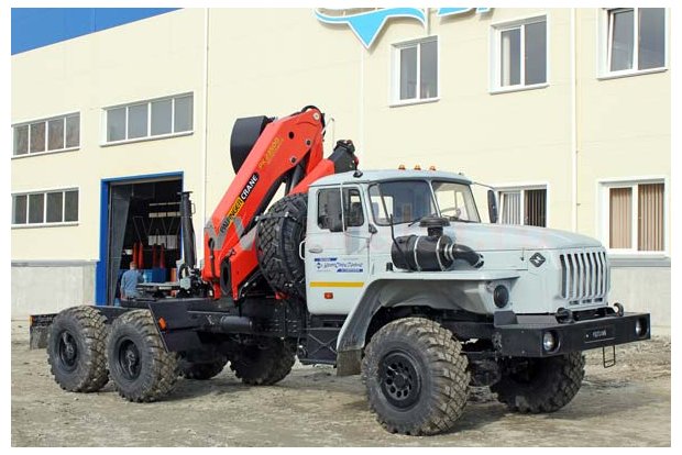 Седельный тягач с КМУ PK-23500А УСТ 5453 Урал 4320Е5