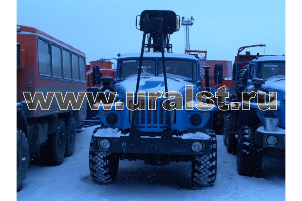 Седельный тягач с ГМ ОМТЛ-97 (ПЛ-97) УСТ 5453 Урал 5557-60Е5