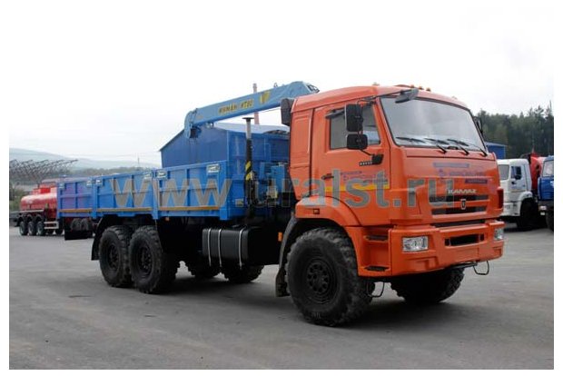 Бортовой с КМУ ИТ-80 (тросовый) УСТ 5453 Камаз 43118