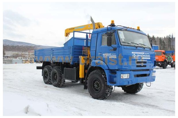 Бортовой с КМУ Soosan SCS513 УСТ 5453 Камаз 43118