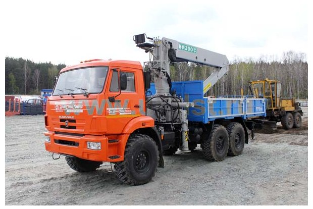 Бортовой с КМУ ИФ-300 УСТ 5453 Камаз 43118