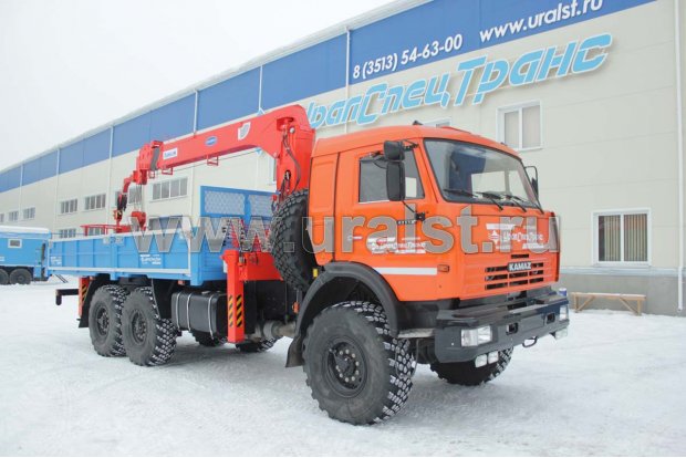 Бортовой с КМУ KS-1256G-II УСТ 5453 Камаз 43118