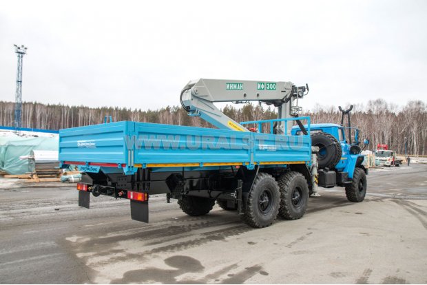 Бортовой с КМУ ИФ-300 УСТ 5453 Урал 4320-1951-72