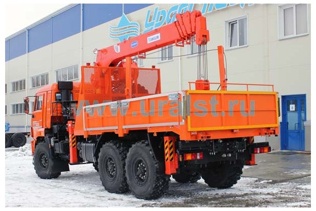 Бортовой лесовоз с КМУ KS-1256G-II УСТ 54531 Камаз 43118
