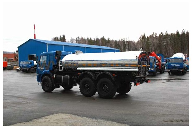 АЦПТ-9,5П с насосом, обогрев насоса выхлопными газами, Камаз 43118, сп.м.