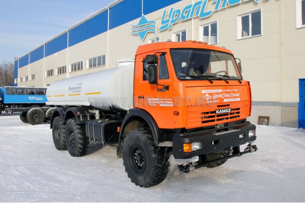АЦПТ-9,5 нерж/нерж с насосом Камаз 43118