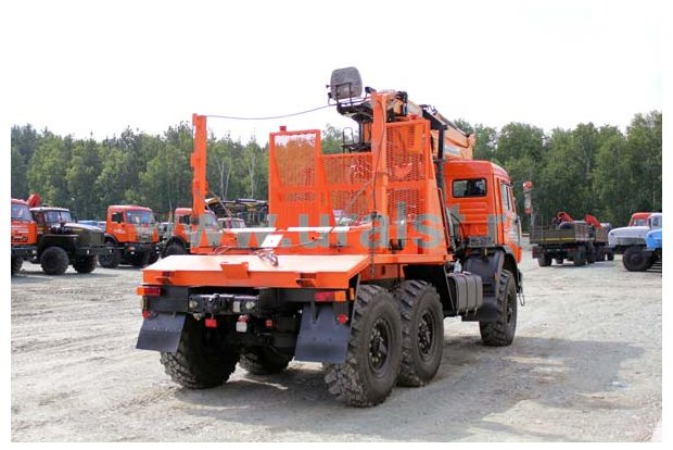 Лесовоз с ГМ СФ-65С Камаз 43118-50