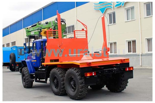Лесовоз с ГМ Атлант 90 Урал 5557-72М