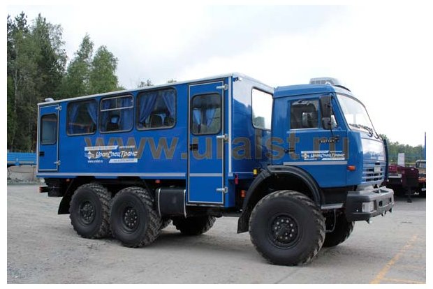 Автобус вахтовый 22+2 2 кондиционера УСТ 5453 Камаз 5350-66(D5)