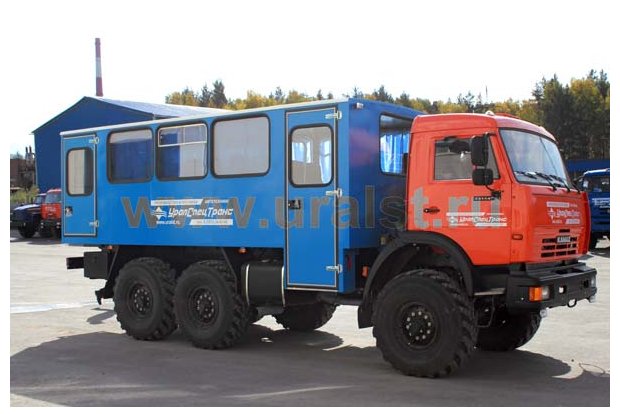 Автобус вахтовый 22+2 комфорт УСТ 54535 Камаз 43114 -15 (Евро-3)