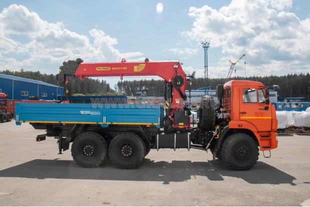 Бортовой с КМУ ИТ-180 (тросовый) УСТ 5453 Камаз 43118 5м