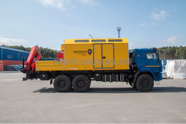 ПАРМ с КМУ PK-15500А УСТ 5453 Камаз 43118