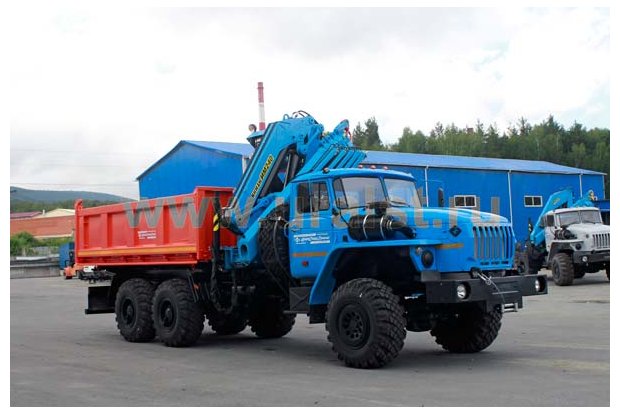 Самосвал с КМУ ИМ-240-04 УСТ 5453 Урал 4320-1951-60