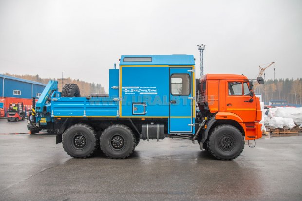 АРОК с КМУ ИМ-55 УСТ Камаз 5350-66(D5)