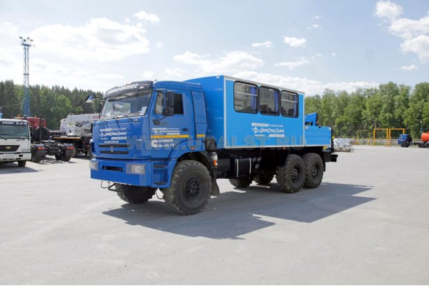 ГПА УСТ 54535 (14+2) с КМУ ИМ-25 Камаз 43118 (Cummins)