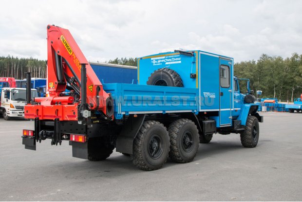 ГПА с КМУ РК15500 УСТ 5453 Урал 4320-1951-60