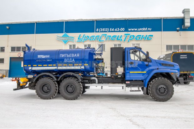 Автоцистерна АЦПТ-10НО УСТ 5453 Урал NEXT 4320-16А36 насос, обогрев
