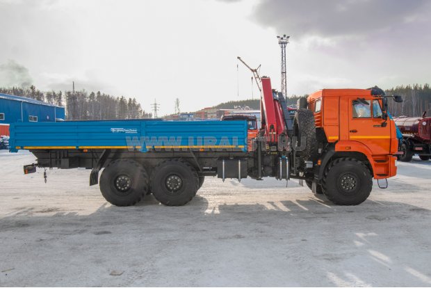 Бортовой с КМУ PK-15500А УСТ 5453 Камаз 43118, сп.м