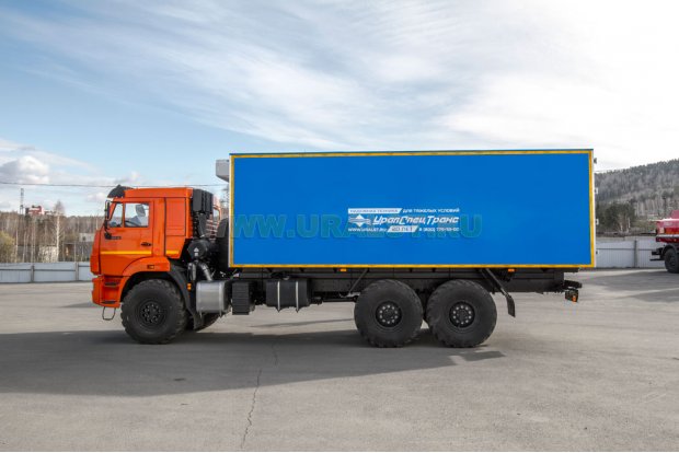 Изотермический фургон с КУ УСТ 5453 Камаз 43118-50 сп. м.