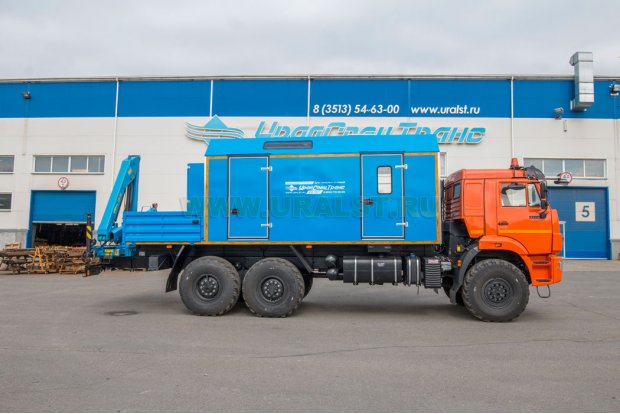 ПАРМ с КМУ ИМ-55 УСТ 5453 Камаз 43118