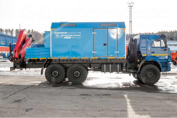 ПАРМ с КМУ PK-15500С УСТ 5453 Камаз 43118 RR