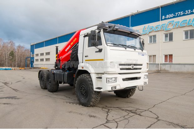 Седельный тягач с КМУ ИМ-150N УСТ 5453 Камаз 53504 (44108)