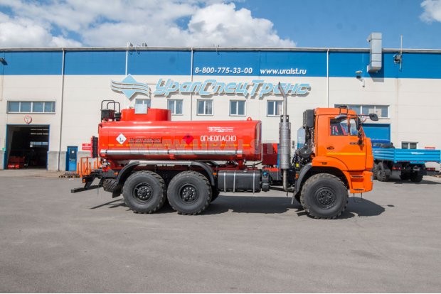 Автотопливозаправщик АТЗ-11Б УСТ 5453 Камаз 43118 доработка под ДОПОГ, УВЭОС