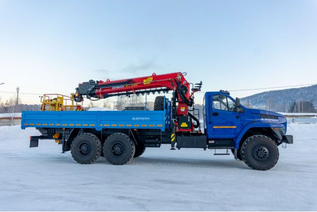 Бортовой с КМУ ИТ-200 (тросовый,люлька, бур) УСТ 5453 Урал NEXT 4320-6951-72