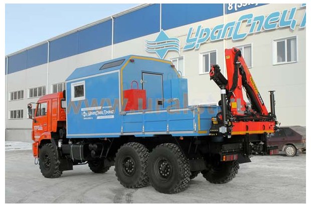 МРМ с КМУ PK-8500A УСТ 5453 Камаз 43118
