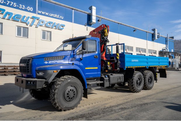 Автомобиль бортовой с КМУ ИМ-320 УСТ 5453 Урал NEXT 4320-72