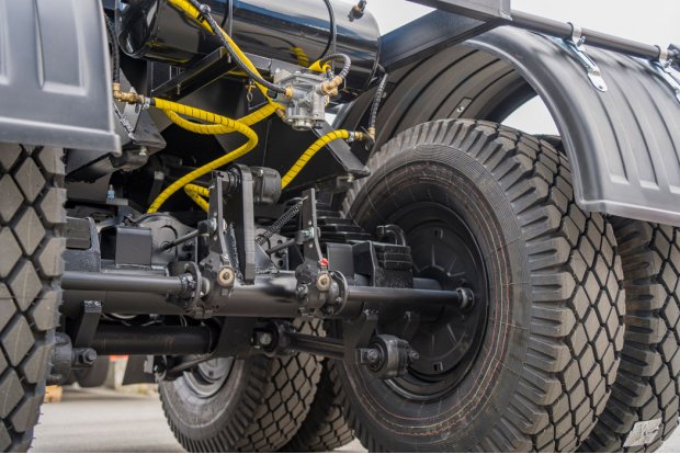 Рессорно-балансирная подвеска с РШ(центральный балансир)