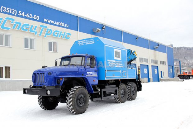 ПАРМ с КМУ ИМ-95 УСТ 5453 Урал 4320-1151-61