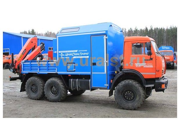 Автофургон с КМУ Palfinger PK-15500