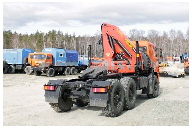 Седельный тягач с КМУ PK-18500А УСТ 5453 Камаз 53504 (44108) сп.м