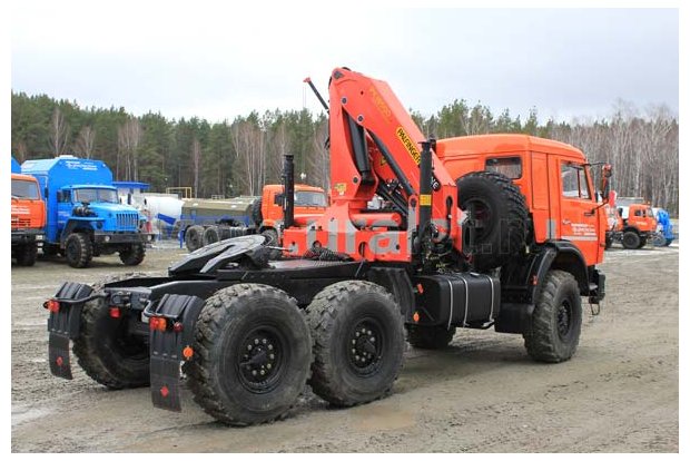Седельный тягач с КМУ PK-18500А УСТ 5453 Камаз 53504-46 (44108)