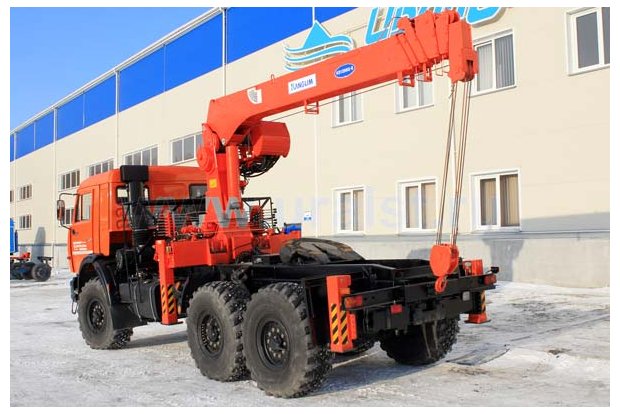 Седельный тягач с КМУ KS-1256G-II УСТ 5453 Камаз 53504-46 (44108)
