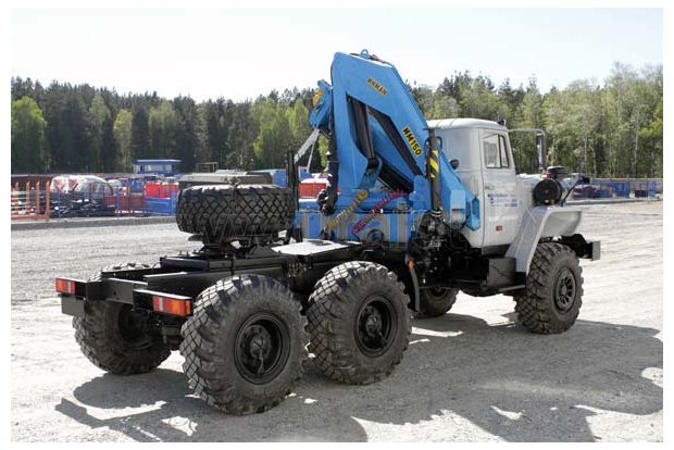 Седельный тягач с КМУ ИМ 150N-04 УСТ 5453 Урал 5557-1151-60Е5