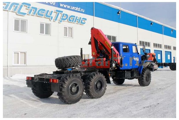 Тягач Урал 4320-1912-60 с краном-манипулятором Palfinger РK-15500А