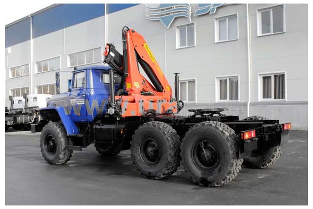 Седельный тягач с КМУ PK-15500А УСТ 5453 Урал 5557-60Е5