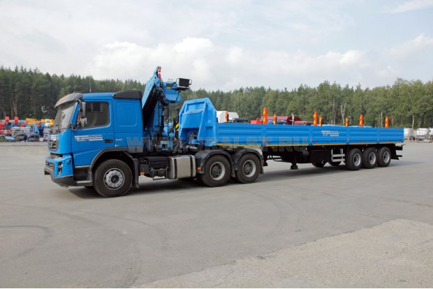 Седельный тягач с КМУ ИМ-180-05 УСТ 5453 Volvo FM-Truck