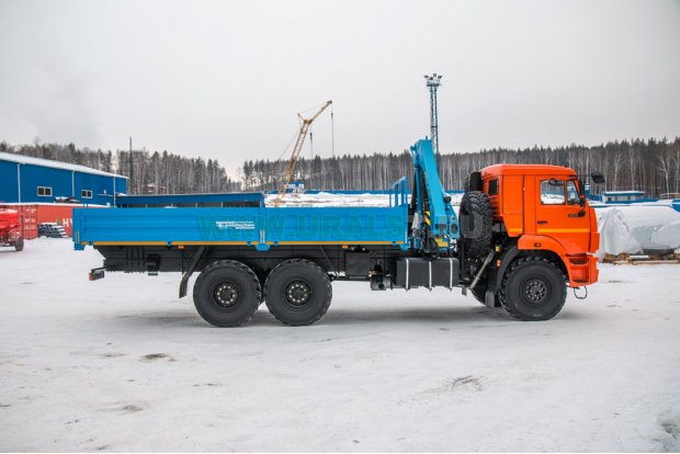 Бортовой автомобиль Камаз с КМУ ИМ-95