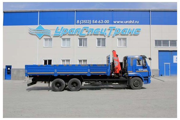 Бортовой с КМУ PK-15500А УСТ 5453 Камаз 65117