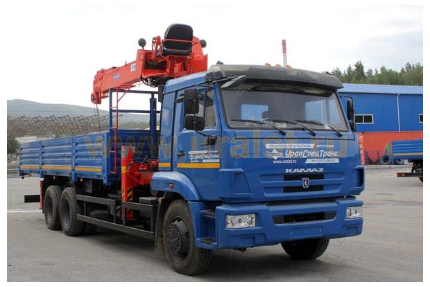 Бортовой с КМУ KS-2056 УСТ 5453 Камаз 65117