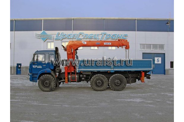 Бортовой автомобиль Камаз 43118-46 с КМУ Канглим KS1256G-II