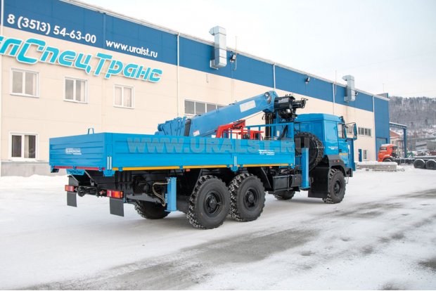 Бортовой с КМУ DongYang SS2036 (тросовый) УСТ 5453 4320-82Е5, сп.м