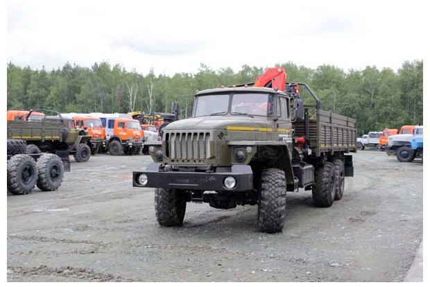 Бортовой с КМУ PK-8500A УСТ 5453 Урал 4320-1951-60