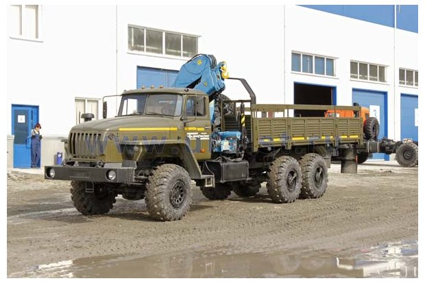Бортовой с КМУ ИМ-150 Урал 4320